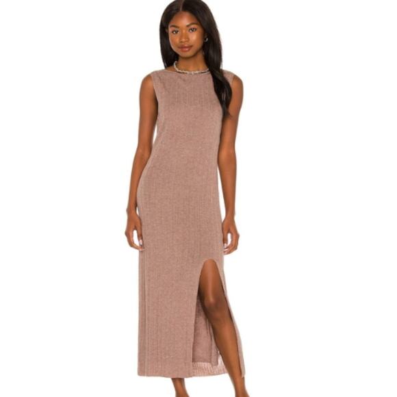 Weekend Stories Noah Knit Dress in Bark NWT Size XXS - Picture 1 of 4